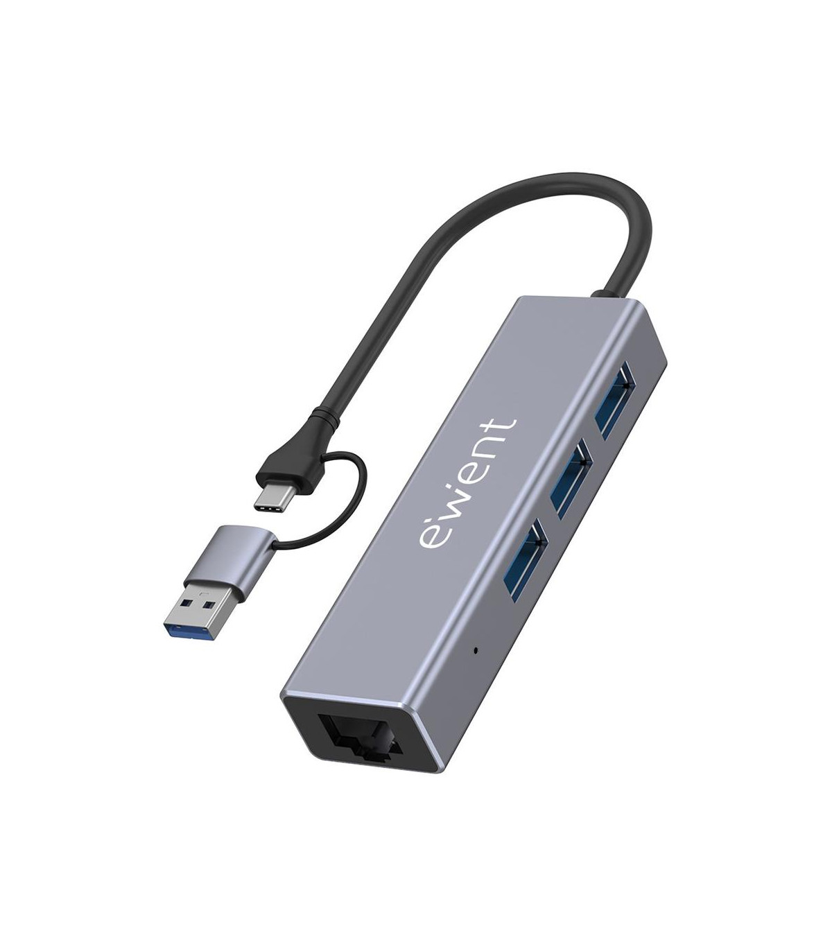 Hub ewent ew1159 usb tipo c - usb 3.2 4 en 1