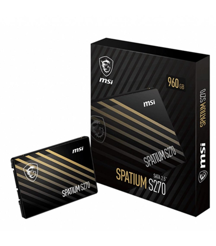 Disco duro interno solido ssd msi spatium s270 sata3 2.5 pulgadas 240gb