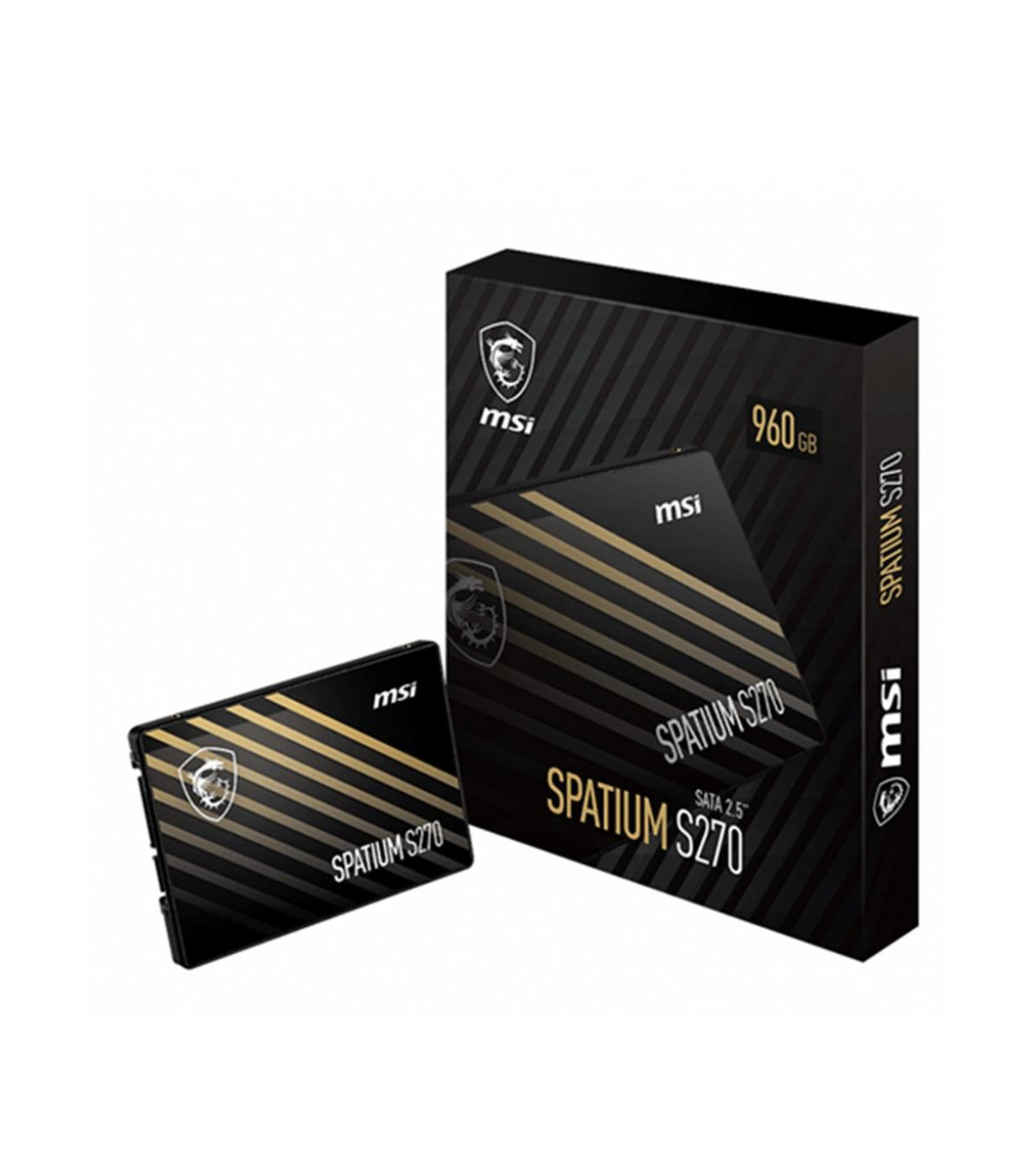 Disco duro interno solido ssd msi spatium s270 sata3 2.5 pulgadas 240gb