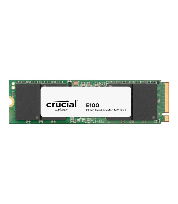 Disco duro interno solido ssd crucial e100 2tb m.2 nvme pci express 4.0