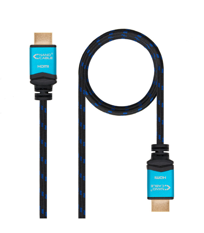 Cable nanocable hdmi (a) to hdmi (a) 4k 2m trenzado