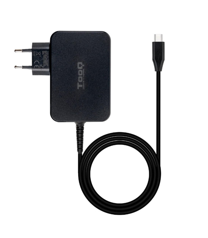 Cargador portatil tooq gan 90w usb tipo c