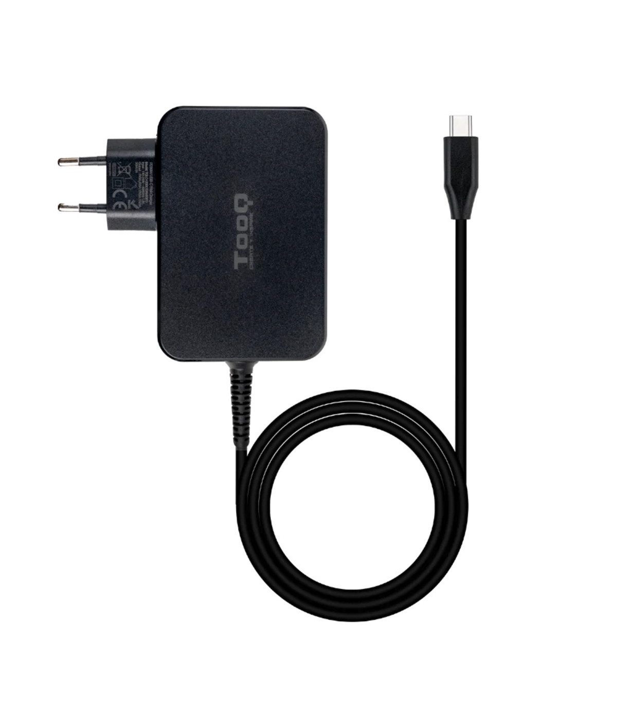 Cargador portatil tooq gan 90w usb tipo c