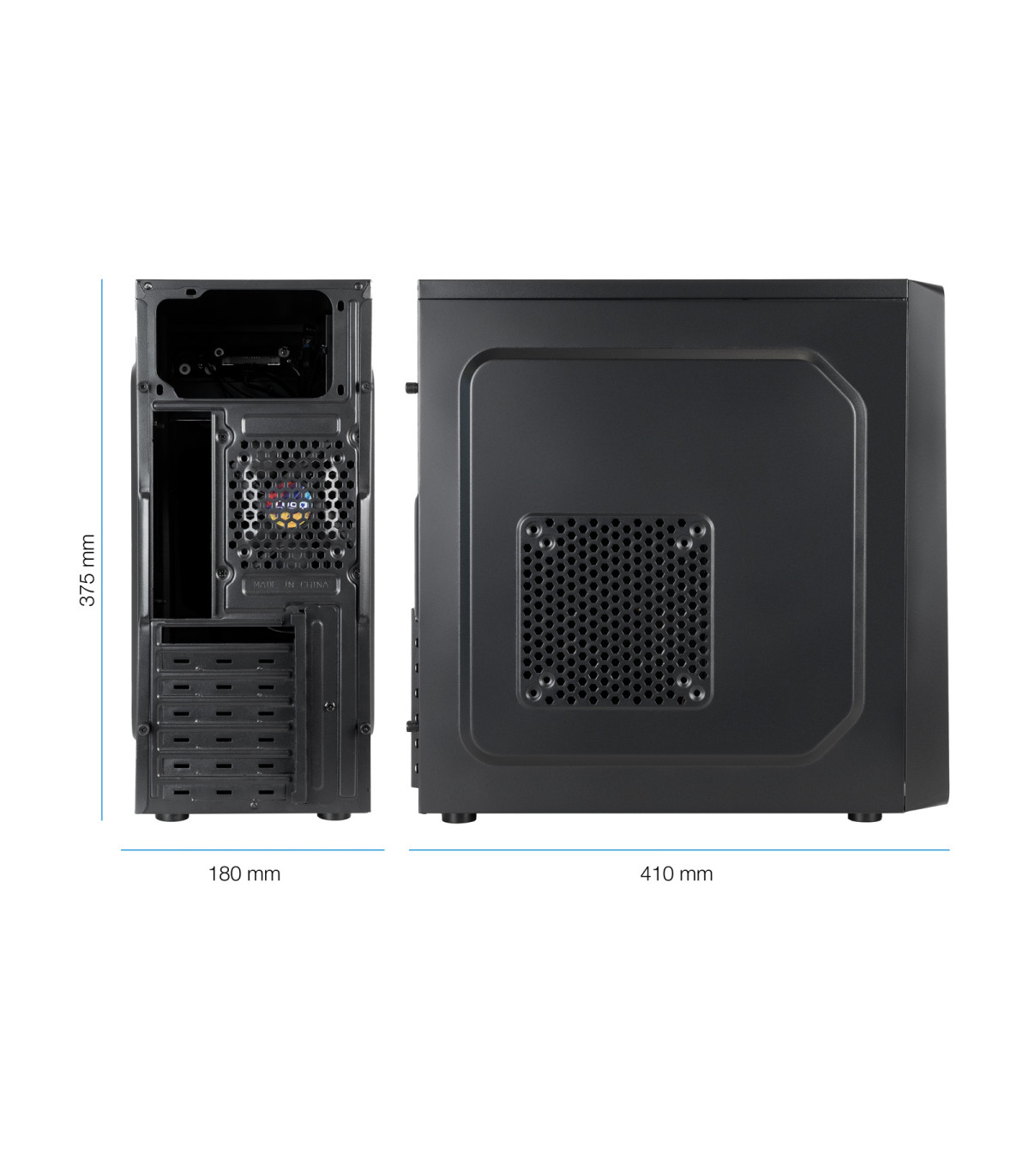 Caja ordenador tooq tqc - 5701u3c - b atx