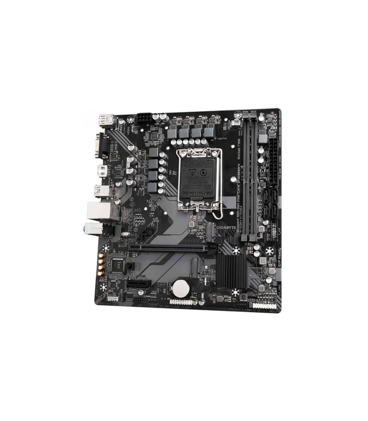 Placa base gigabyte b760m h 1700 matx ddr4