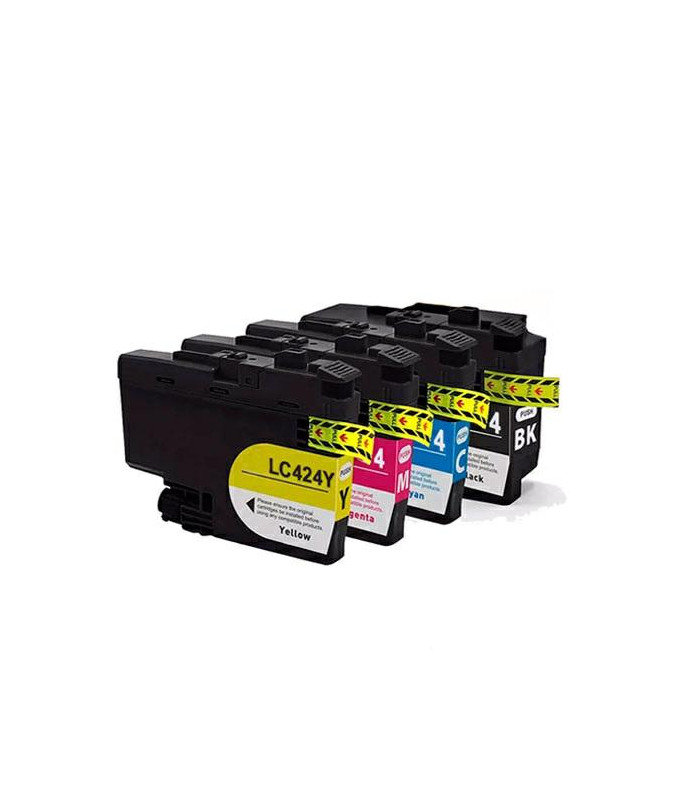 Cartucho de tinta compatible dayma para brother lc424 negro 750 pag