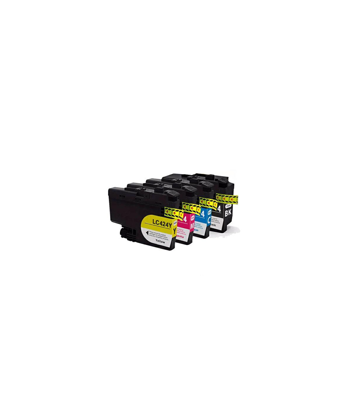 Cartucho de tinta compatible dayma para brother lc424 negro 750 pag