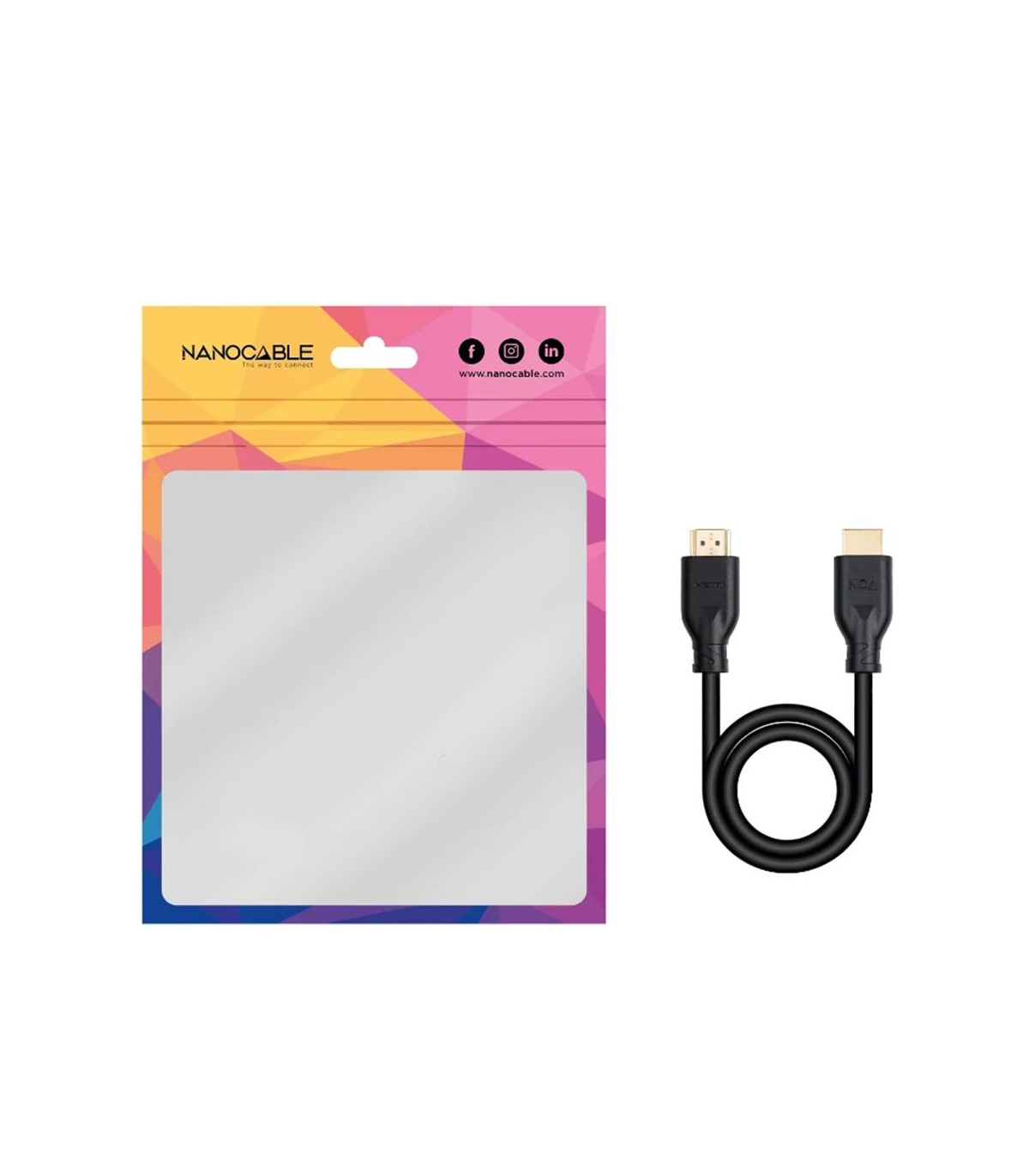 Cable hdmi 4k nanocable 2m -  macho - macho