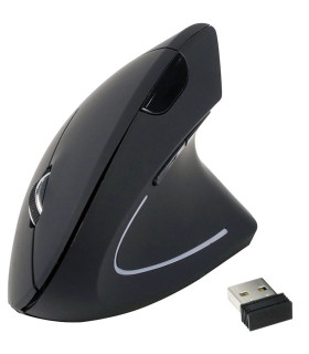 Mouse raton ergonomico equip optico - wireless inalambrico - 1600dpi