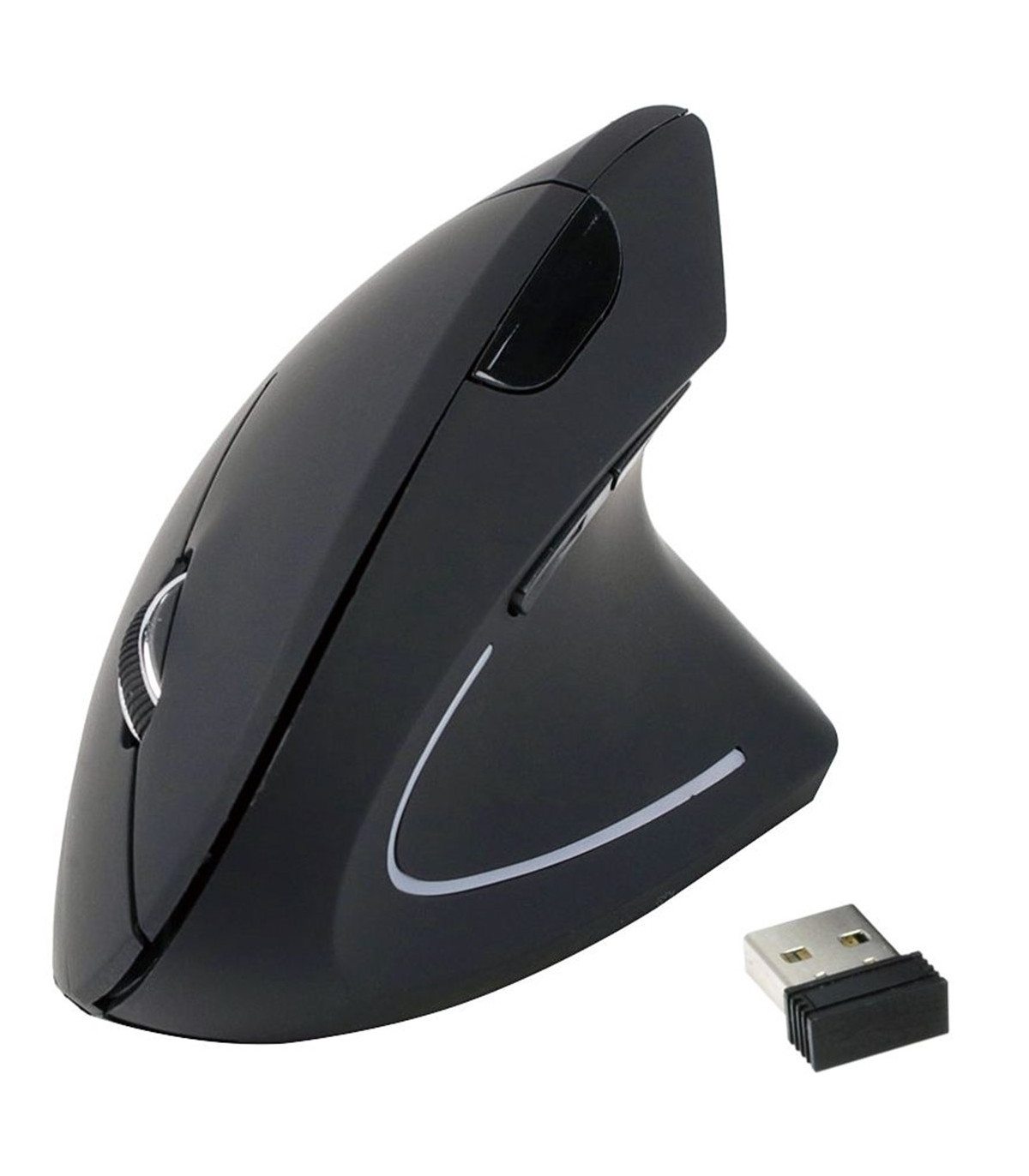 Mouse raton ergonomico equip optico - wireless inalambrico - 1600dpi