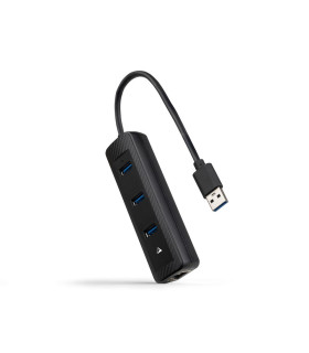 Conversor nanocable usb3.0 a ethernet 3xusb3.0
