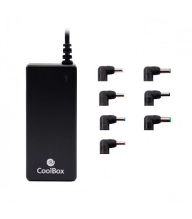 Adaptador cargador de corriente universal para portatiles coolbox 65w