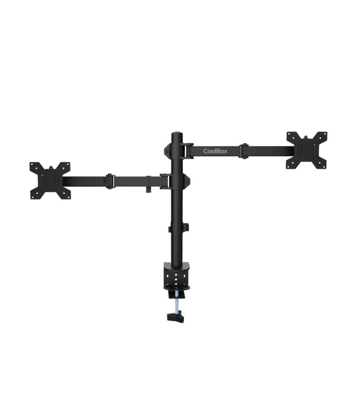 Soporte monitor hasta 32 pulgadas y portatil hasta 17 pulgadas coolbox abrazadera articulado