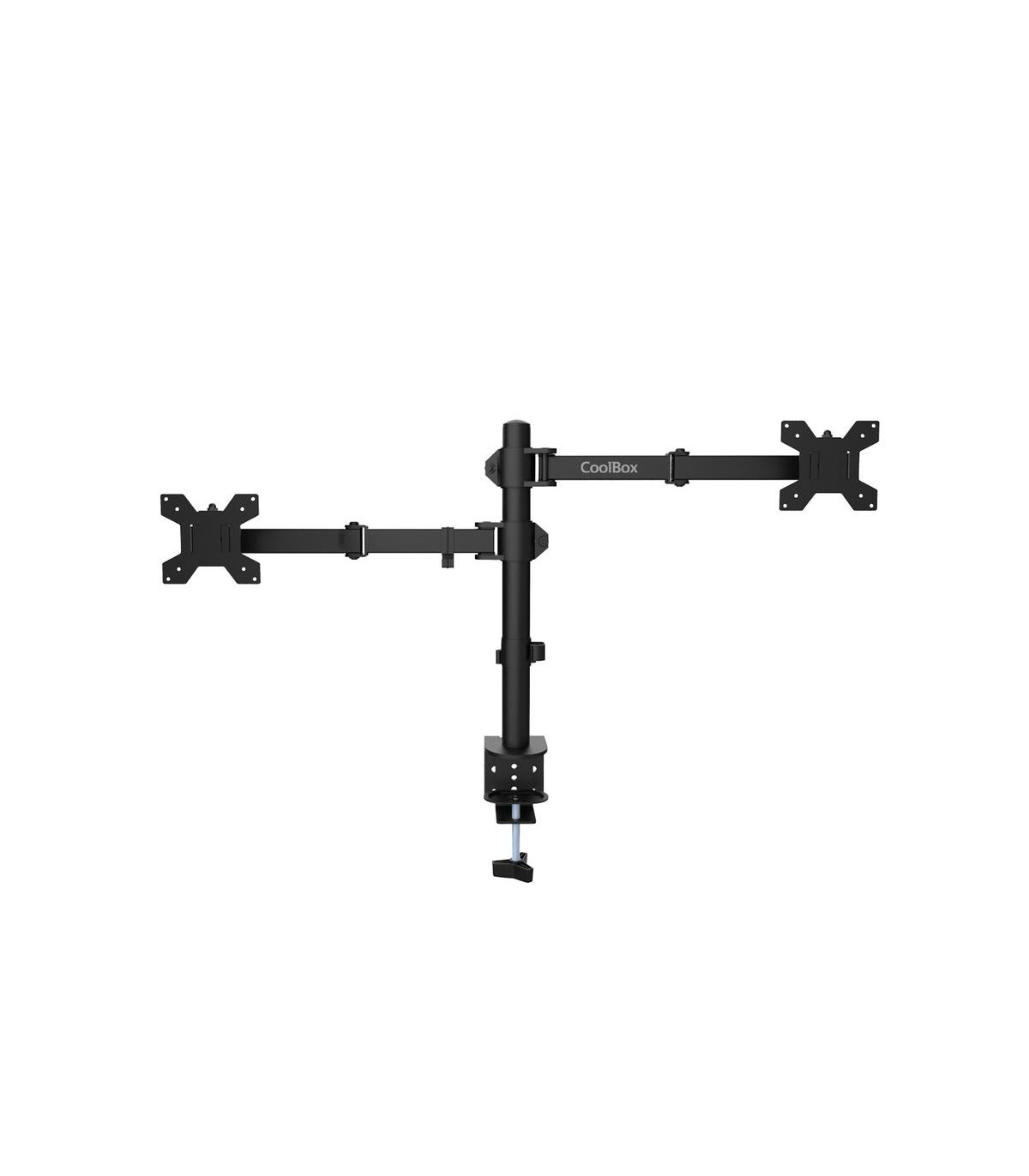 Soporte monitor hasta 32 pulgadas y portatil hasta 17 pulgadas coolbox abrazadera articulado