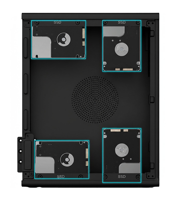 Caja ordenador coolbox matx slim t100 usb - c 3.2 gen1 full metal s - fte + 1 vent. 90mm