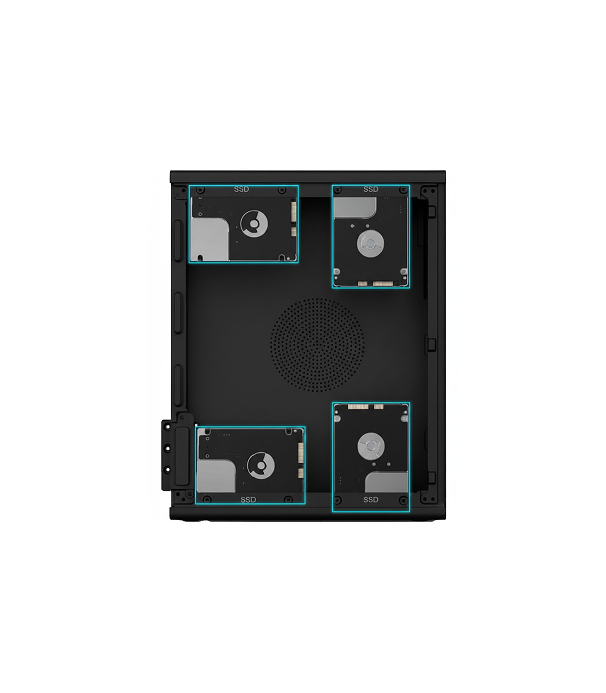 Caja ordenador coolbox matx slim t100 usb - c 3.2 gen1 full metal s - fte + 1 vent. 90mm