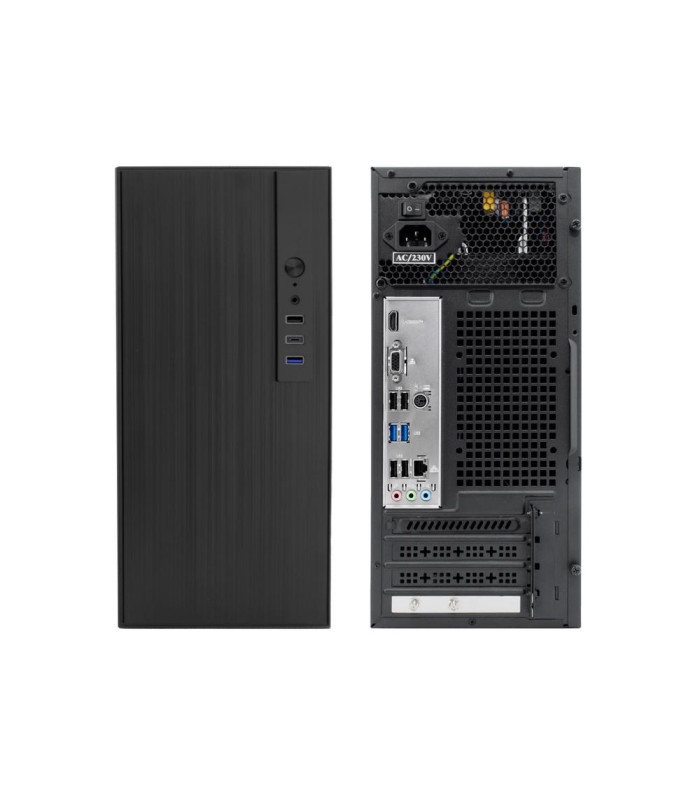 Caja ordenador coolbox m460 m - atx negro usb - c sin fuente