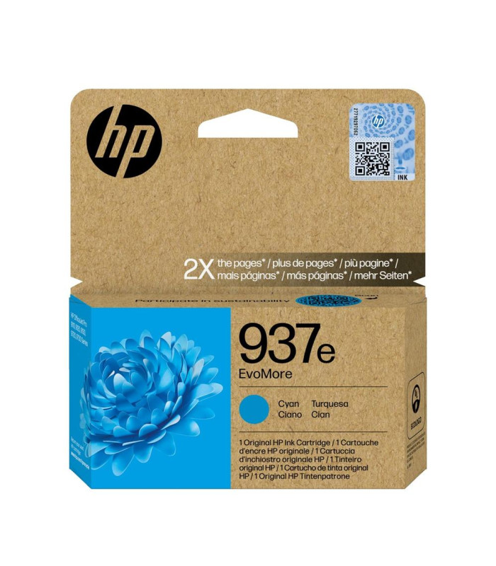 Cartucho tinta hp 937e cian officejet pro 9110b - 9120