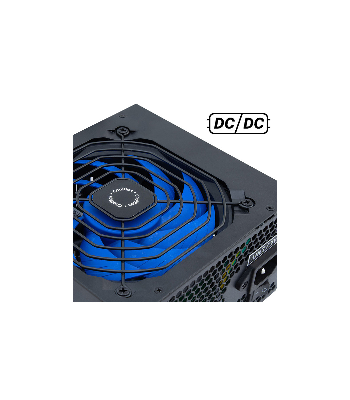 Fuente de alimentacion coolbox atx 550w powerline iii 85%