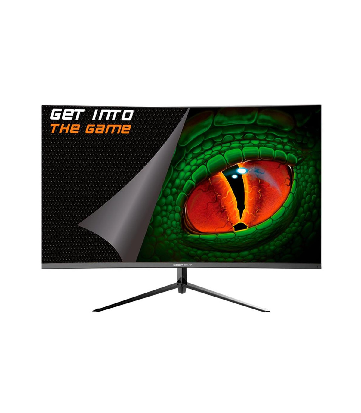 Monitor led gaming 27 pulgadas keep out xgm27cv3 curvo - hva - fhd - hdmi - vga - 120hz - 1ms - vesa 100 x 100