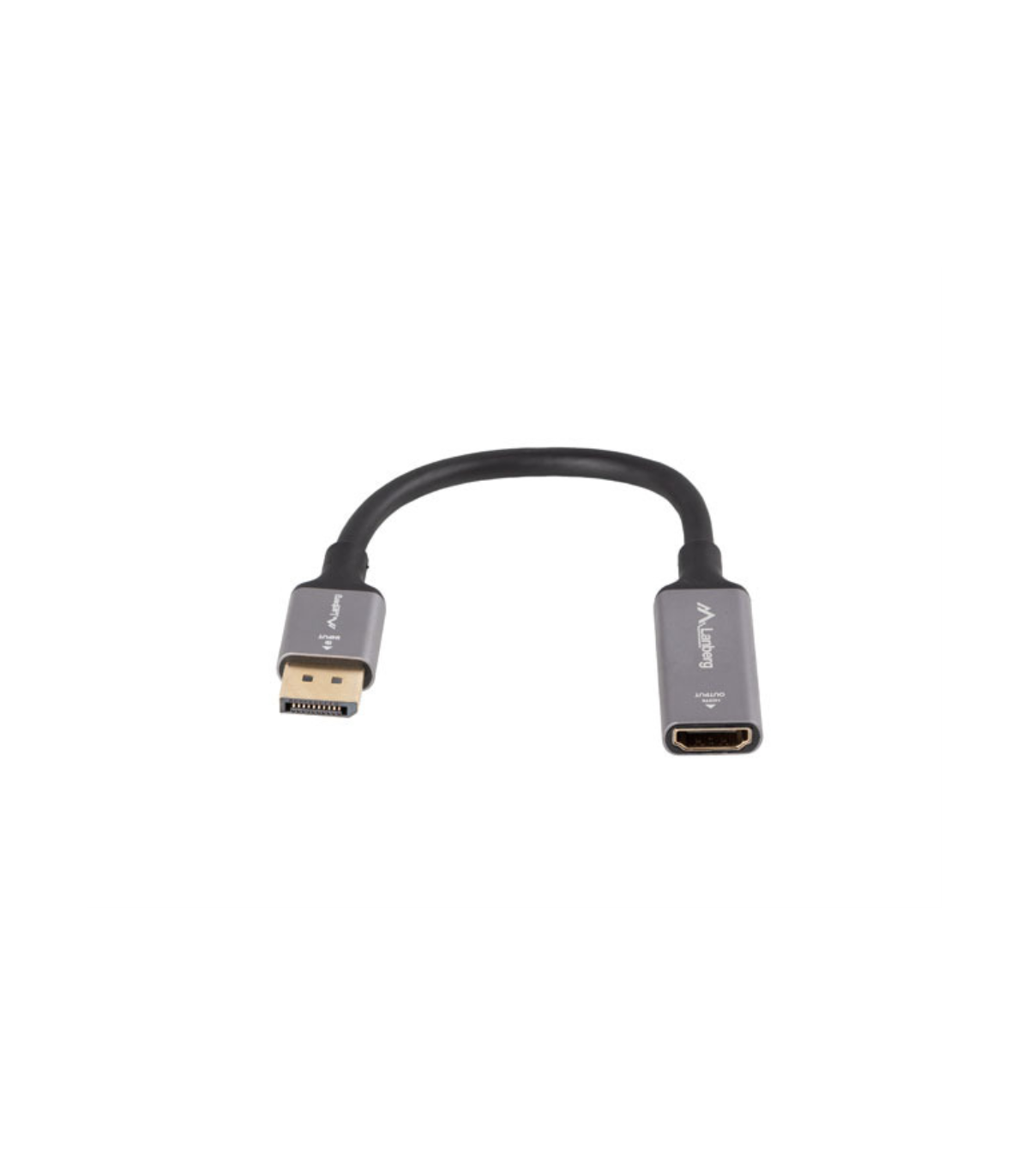 Adaptador 4k displayport a hdmi lanberg 20cm -  macho - hembra