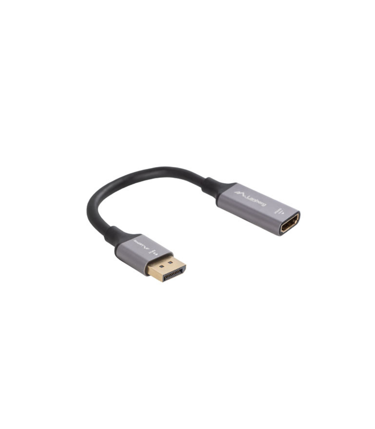 Adaptador 4k displayport a hdmi lanberg 20cm -  macho - hembra