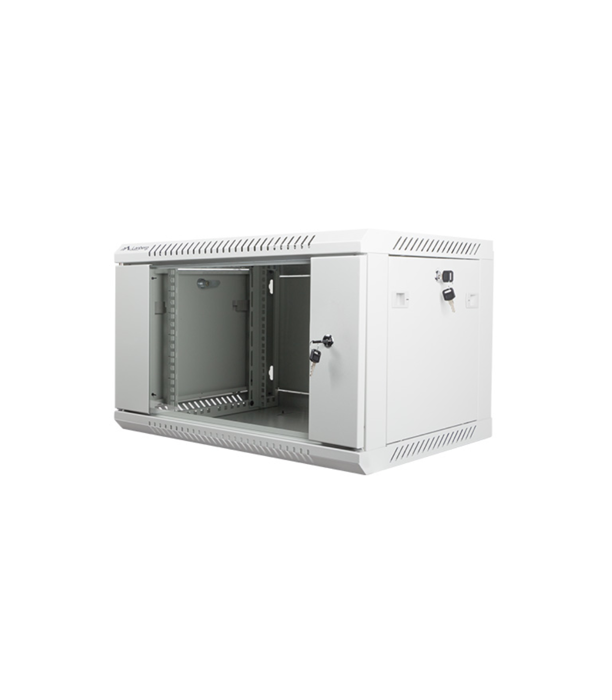 Armario lanberg 19 pulgadas 6u -  600x450 gris