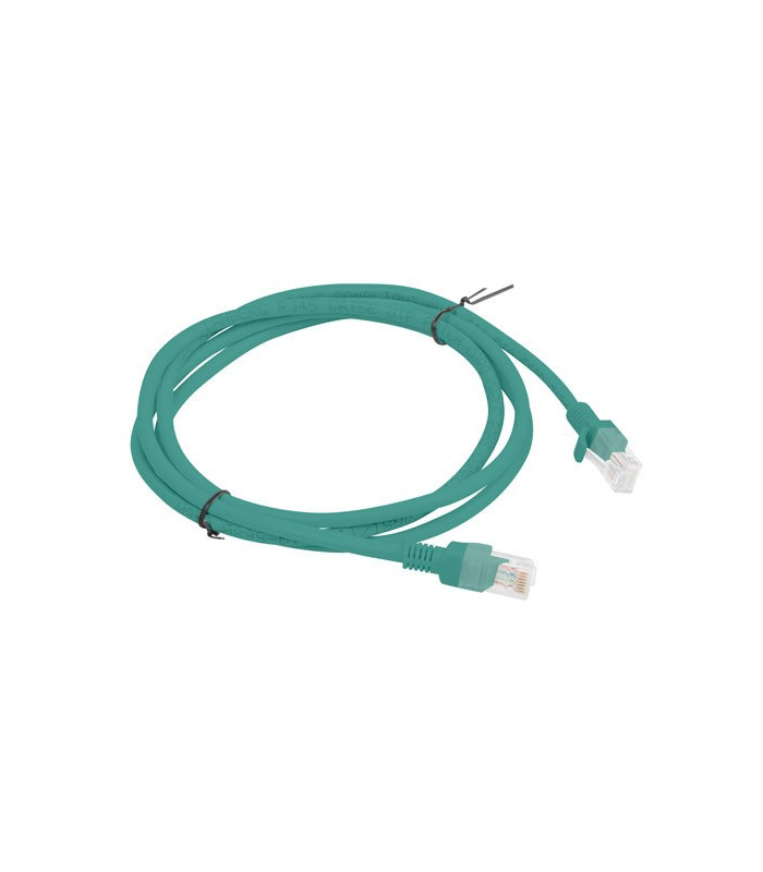 Cable red lanberg latiguillo cat.6 u - utp 1.5m verde fluke  passed