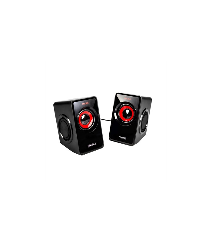 Altavoces mars gaming ms1 2.0 negro - rojo