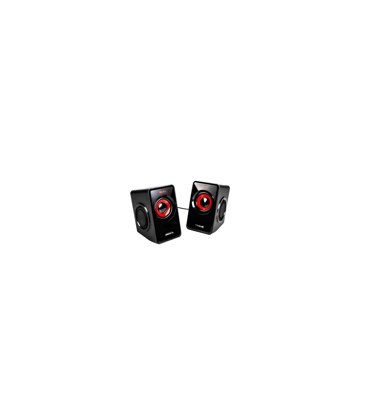 Altavoces mars gaming ms1 2.0 negro - rojo