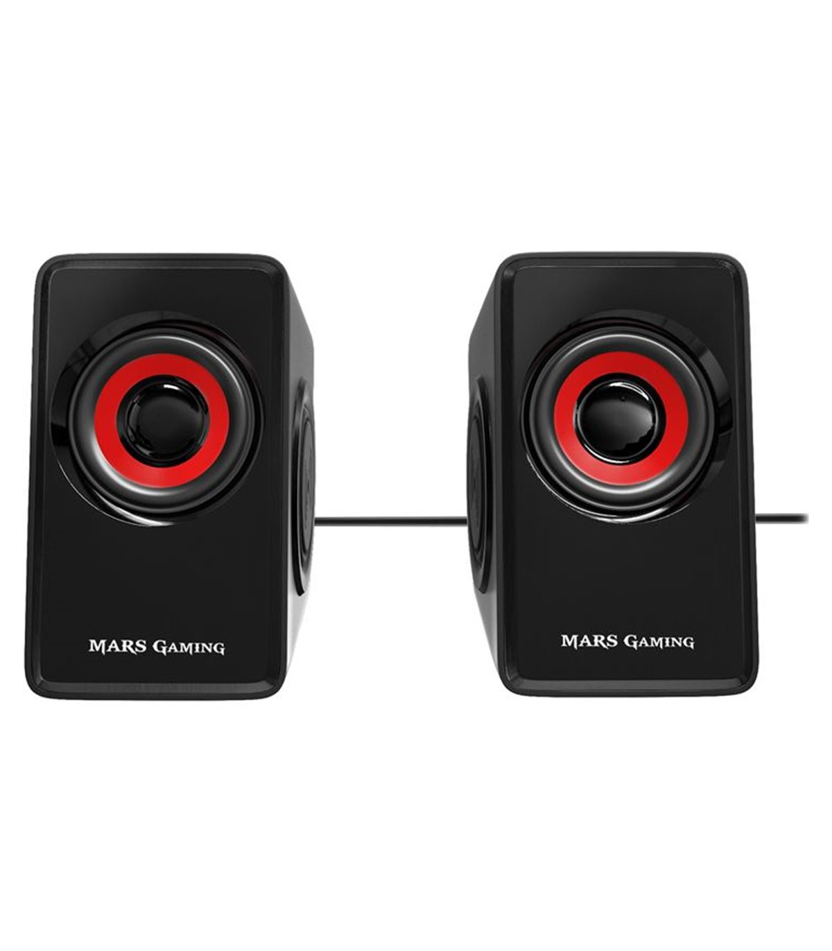 Altavoces mars gaming ms1 2.0 negro - rojo