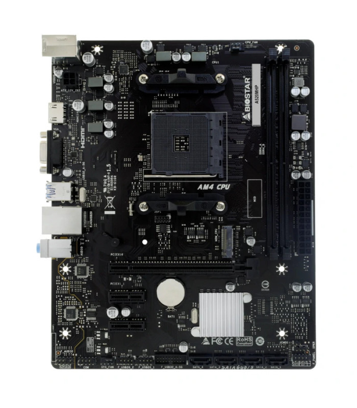 Placa base biostar am4 a520mhp matx