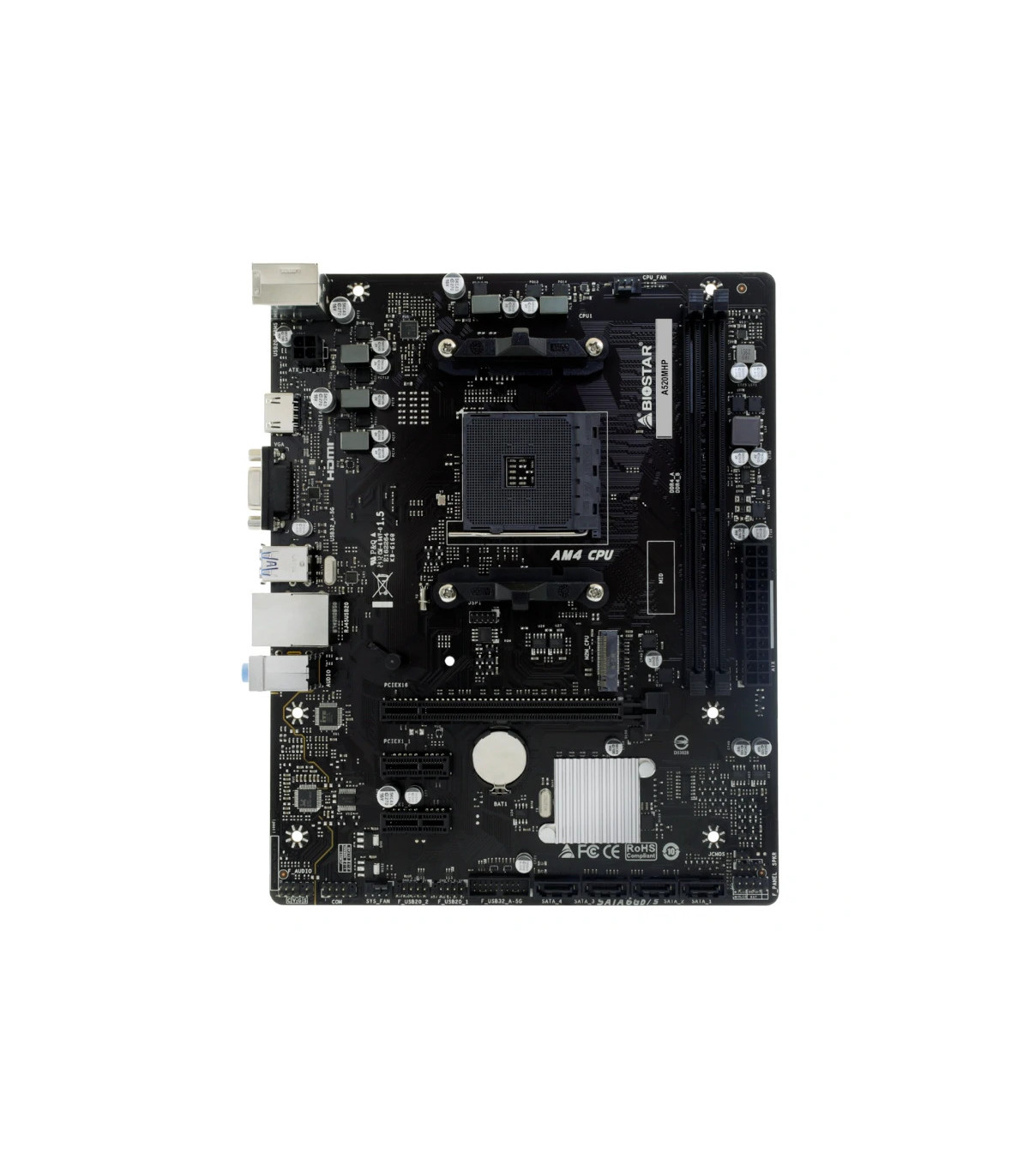Placa base biostar am4 a520mhp matx