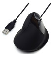 Mouse raton vertical ergonomico ewent ew3157 usb - 1800dpi - negro