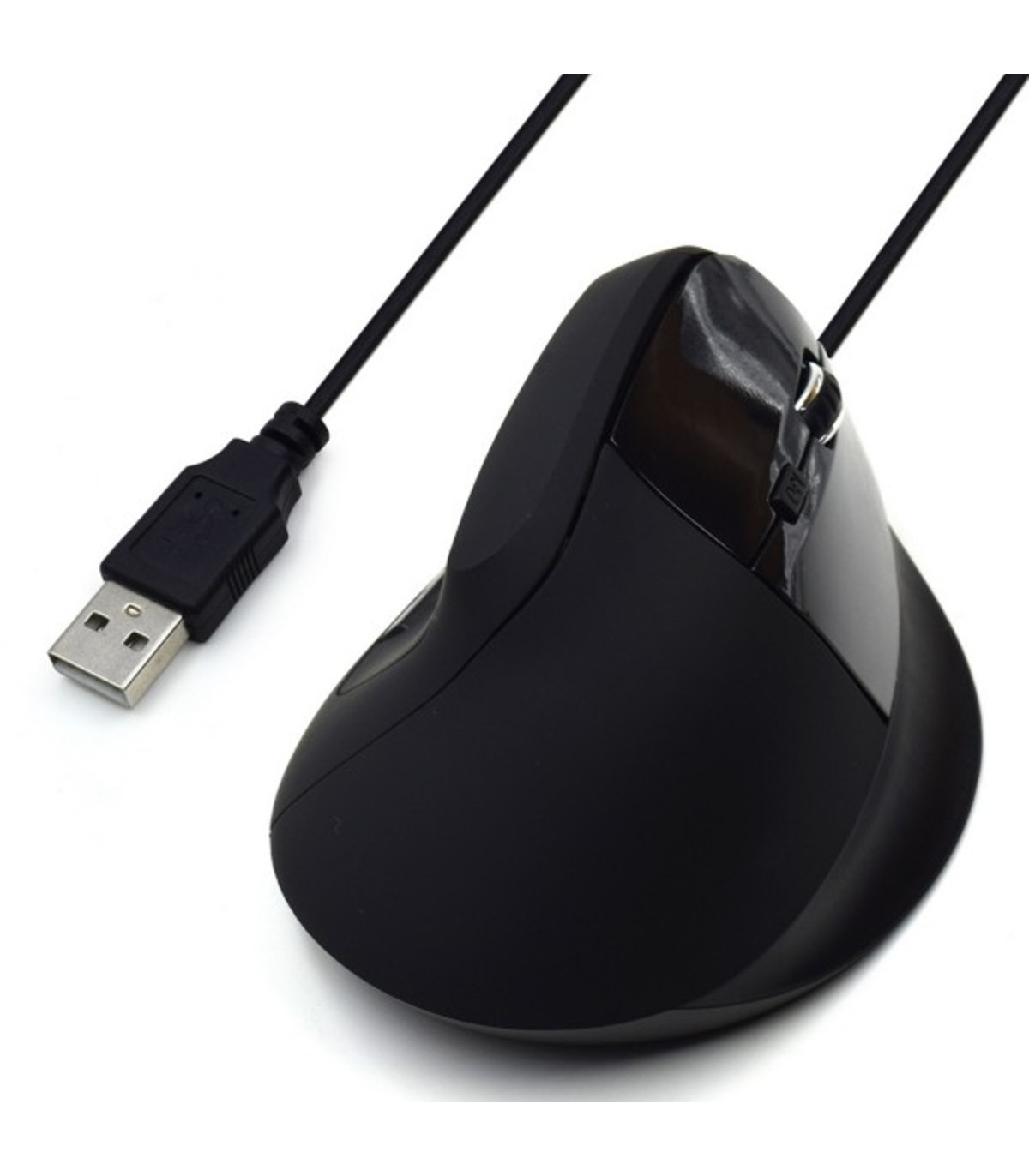 Mouse raton vertical ergonomico ewent ew3157 usb -  1800dpi -  negro