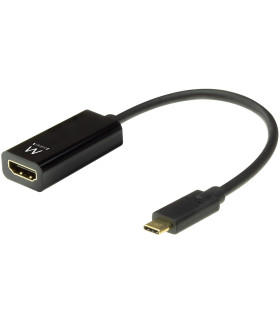 Cable adaptador ewent usb tipo c a hdmi 4k - 30hz macho - hembra