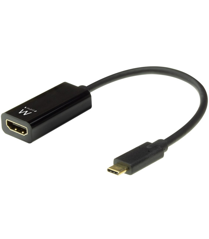 Cable adaptador ewent usb tipo c a hdmi 4k - 30hz macho - hembra