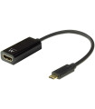Cable adaptador ewent usb tipo c a hdmi 4k - 30hz macho - hembra