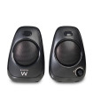 Altavoces ewent 2.0 ew3527 negro