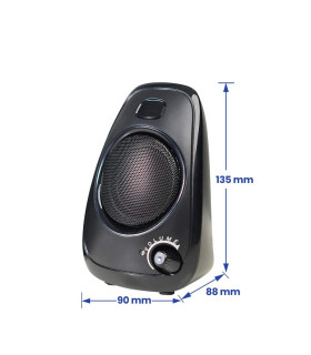 Altavoces ewent 2.0 ew3527 negro