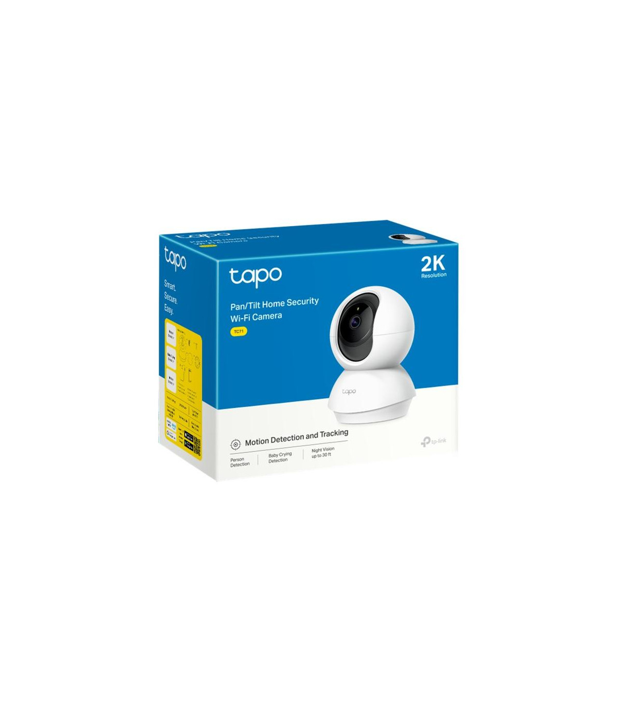 Camara de seguridad wifi tp - link tapo tc71 360º vigilancia nocturna