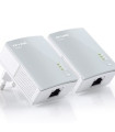 Pack x2 adaptadores de red linea electrica 500mbps powerline tp - link tl - pa4010kit