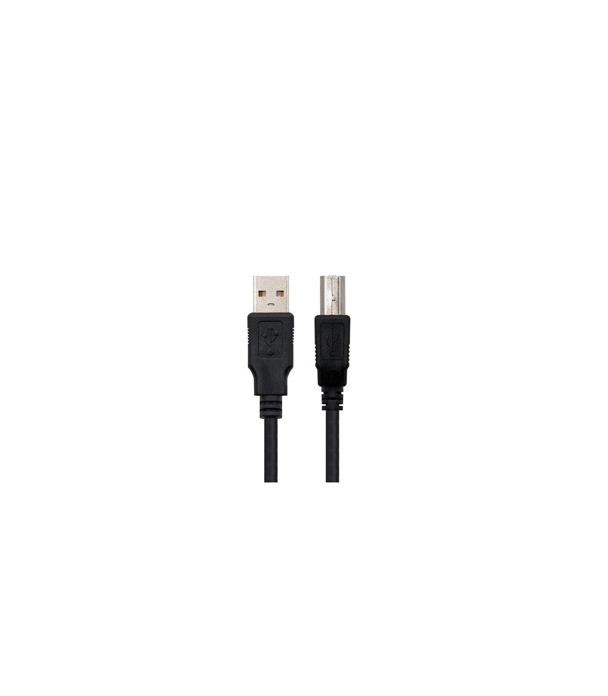 Cable usb tipo a 2.0 a usb tipo b 2.0 nanocable 3m negro macho - macho impresora