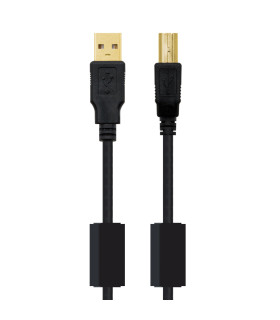 Cable usb 2.0 tipo a usb tipo b nanocable 3m negro macho - macho impresora