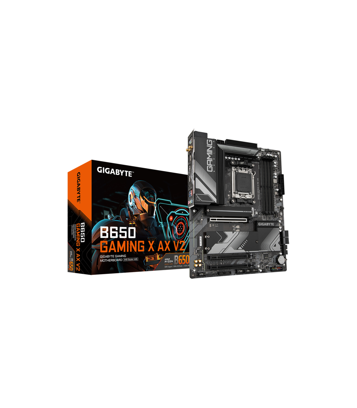 Placa base gigabyte b650 gaming x ax v2 am5 atx 4xddr5