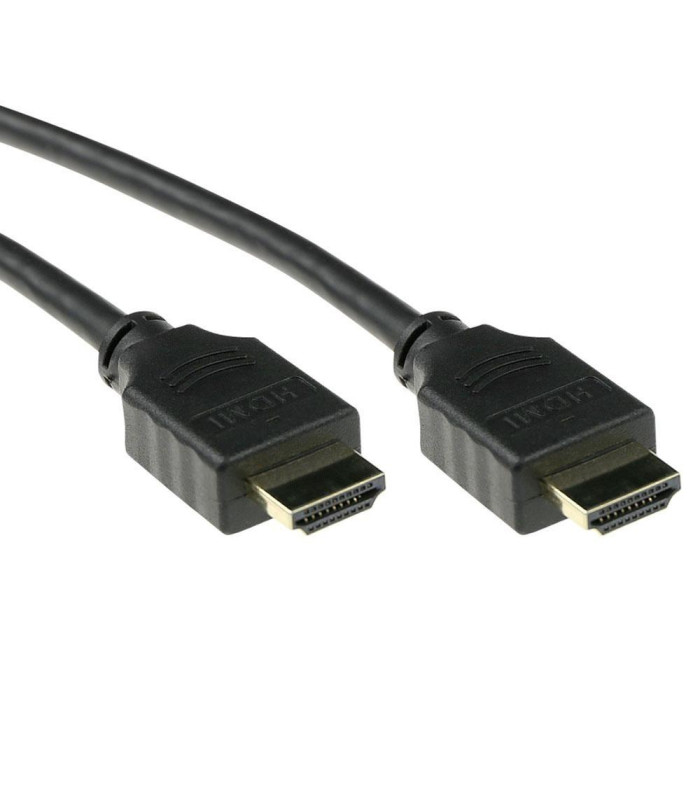 Cable hdmi 4k uhd act connectivity 1.5m -  macho - macho -  high speed premium certificado v2.0 negro