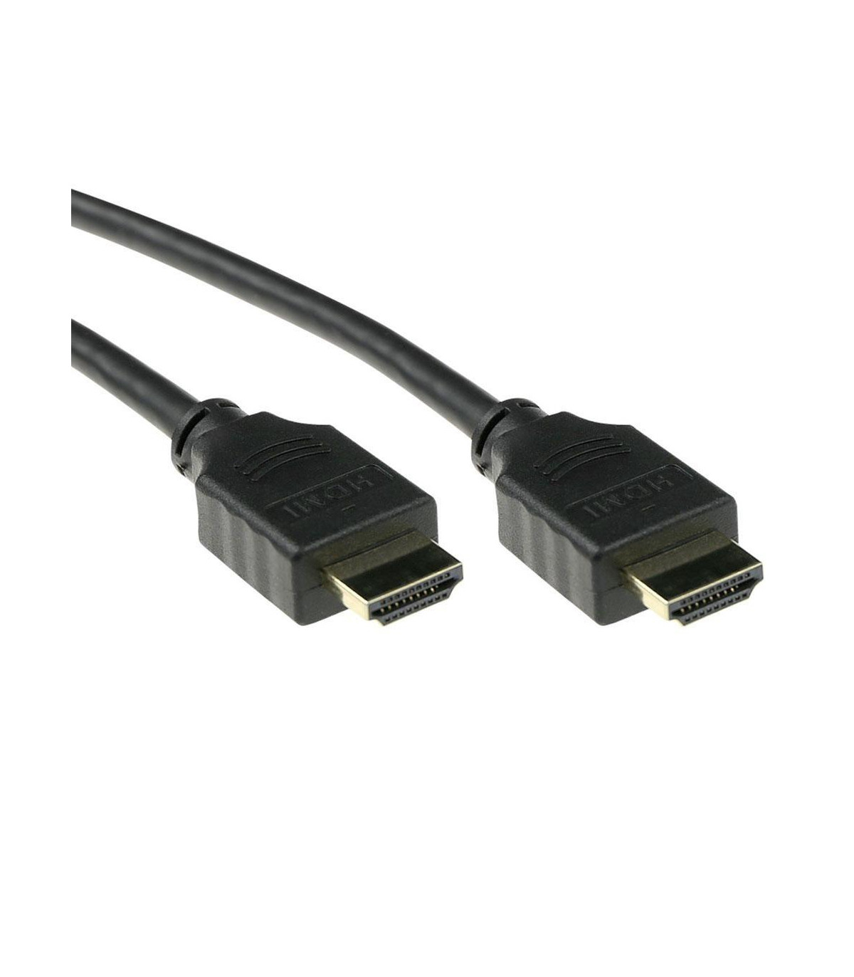 Cable hdmi 4k uhd act connectivity 2m -  macho - macho -  high speed premium certificado v2.0 negro