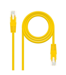Latiguillo cable red utp cat.6 rj45 nanocable 0.30m amarillo