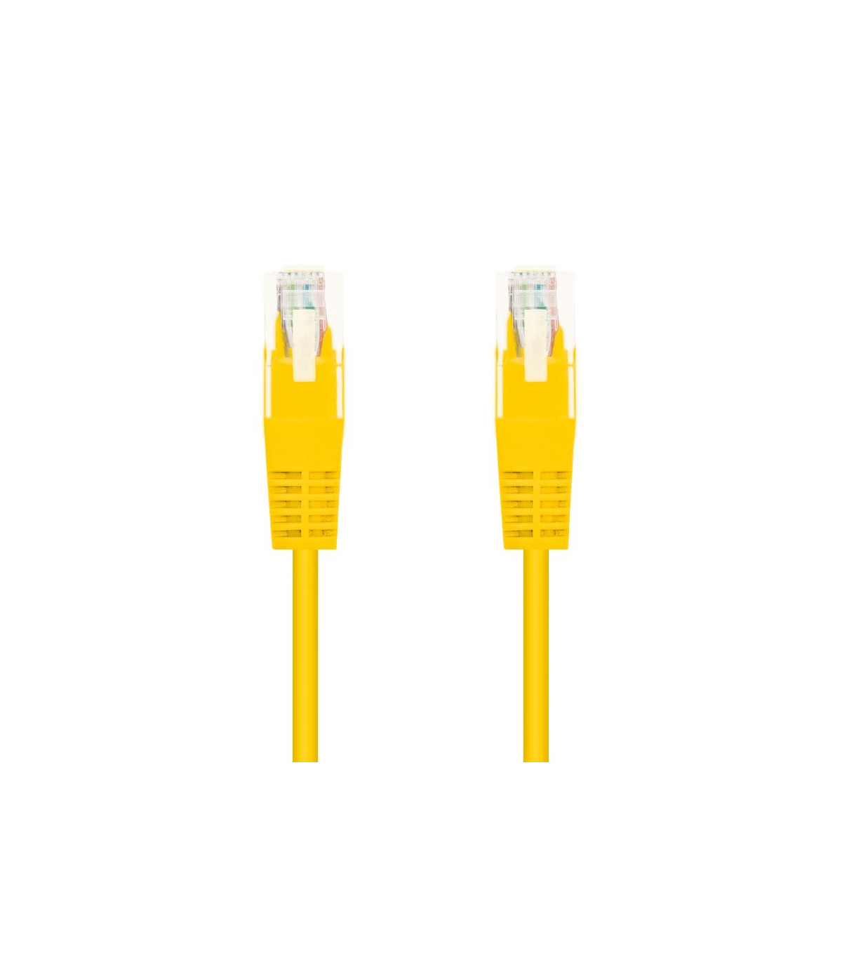 Latiguillo cable red utp cat.6 rj45 nanocable 0.30m amarillo