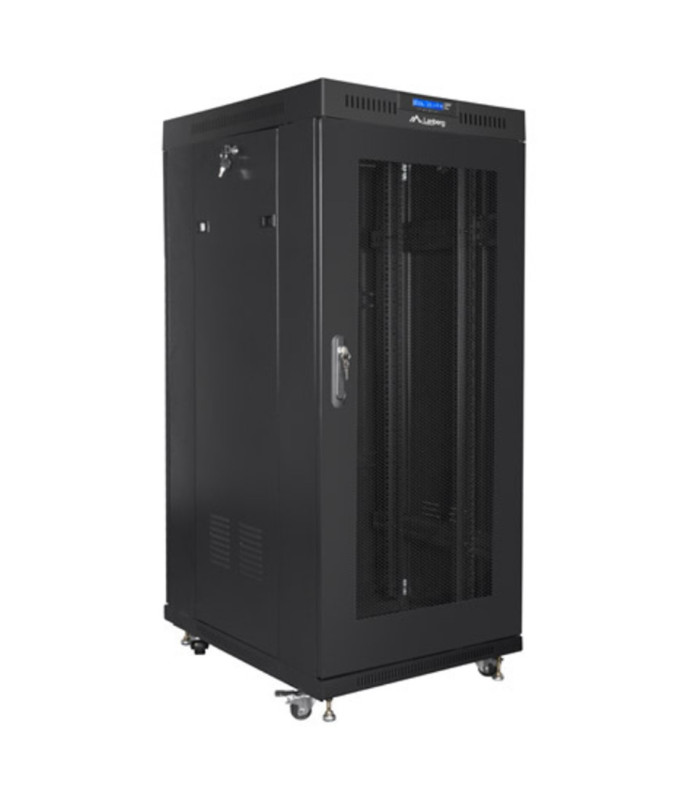 Armario lanberg rack 19 pulgadas 15u 800x1000 negro